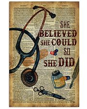 Medical Assistant - She believed she could 11x17 Poster front