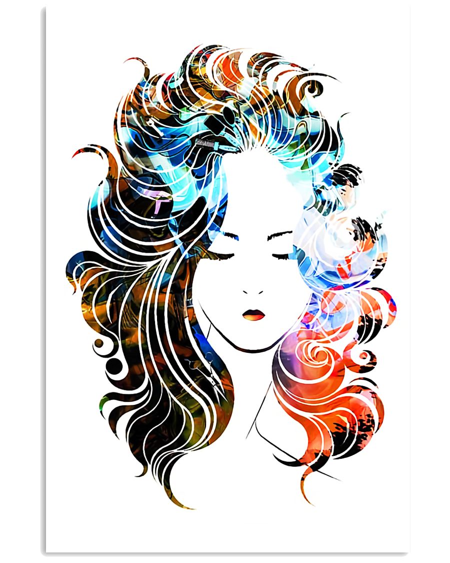 Beautiful Girl Hairdresser 11x17 Poster