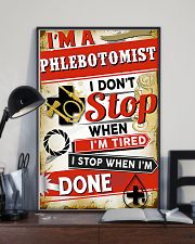 Phlebotomist I stop when I'm done 11x17 Poster lifestyle-poster-2