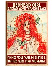Redhead Girl Knows More Than She Says 11x17 Poster front