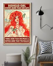 Redhead Girl Knows More Than She Says 11x17 Poster lifestyle-poster-1