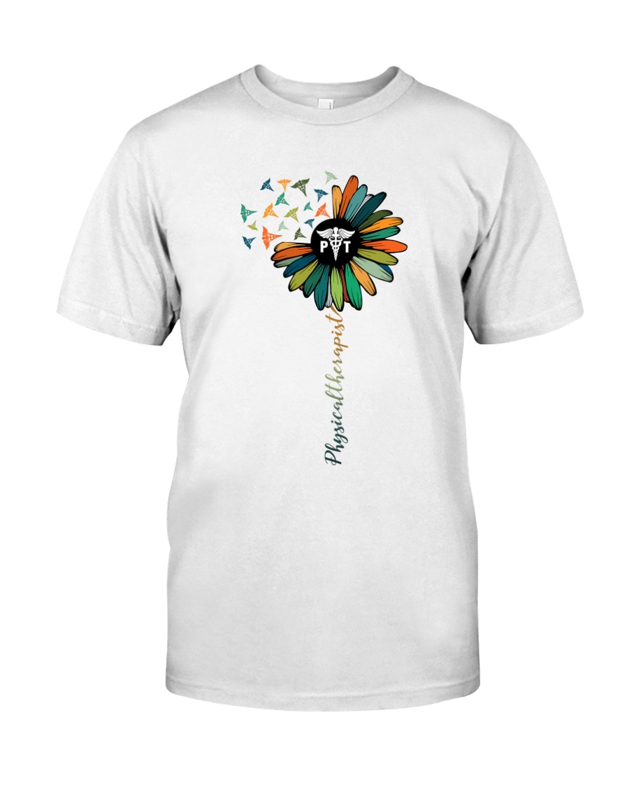 Physical Therapist Colorful Caduceus Classic T-Shirt