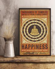 Yoga Happiness Never Decreases From Being Shared 11x17 Poster lifestyle-poster-3