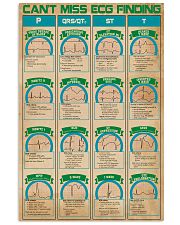 Cardiologist Can't miss ECG Findings 11x17 Poster front