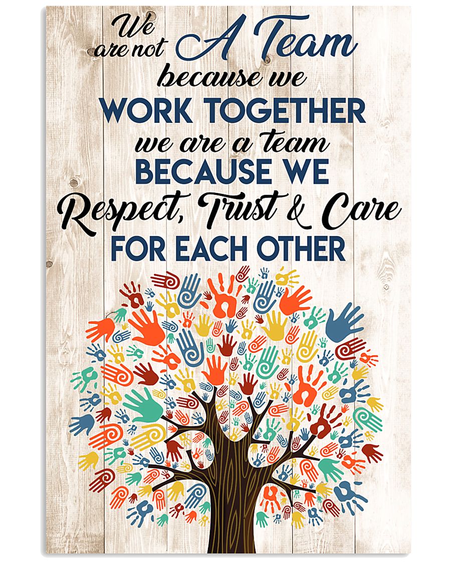 Social Worker We Work Together 11x17 Poster