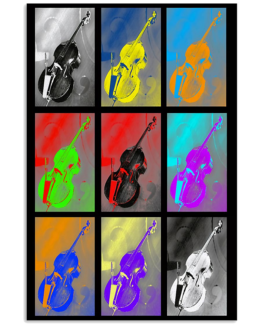Contrabass Colorful 11x17 Poster