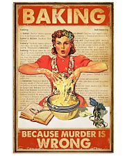 Baking Because Murder Is Wrong 11x17 Poster front