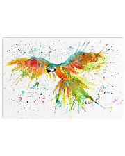 Parrot Colorful Watercolor Parrot 17x11 Poster front