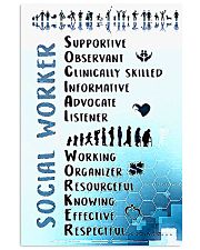 Social Worker Wording 11x17 Poster front