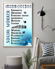 Social Worker Wording 11x17 Poster lifestyle-poster-1