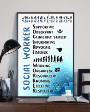 Social Worker Wording 11x17 Poster lifestyle-poster-2