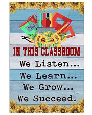 We Succeed Teacher 11x17 Poster front