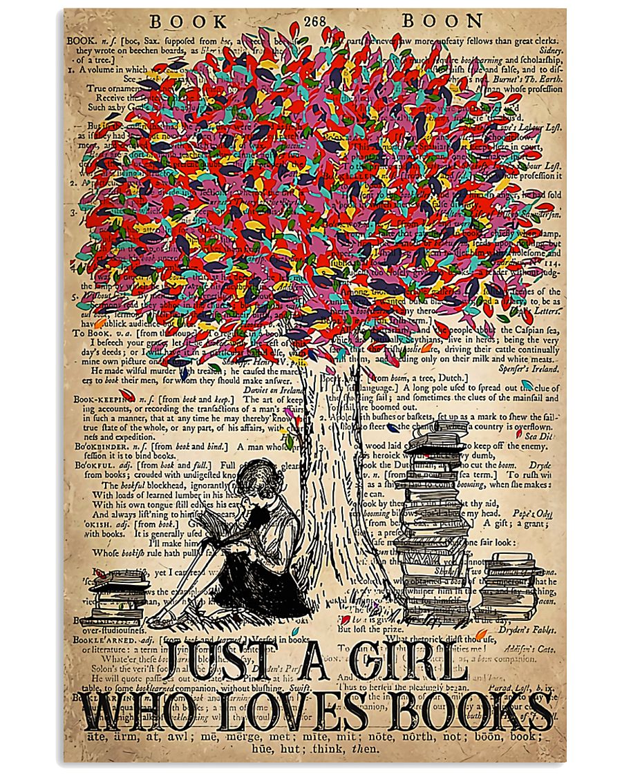 Just A Girl Who Loves Books 11x17 Poster