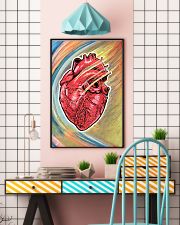 Cardiologist Colorful Heart 11x17 Poster lifestyle-poster-6