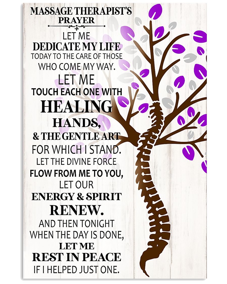 Massage Therapist's Prayer 11x17 Poster