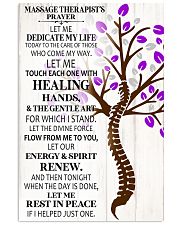 Massage Therapist's Prayer 11x17 Poster front