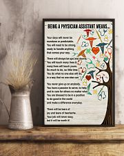Being A Physician Assistant Means 11x17 Poster lifestyle-poster-3