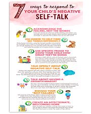 Social Worker Ways To Respond To Negative Talk 11x17 Poster front