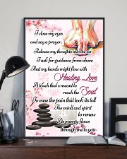 Massage My Hands Might Flow With Healing Love 11x17 Poster lifestyle-poster-2