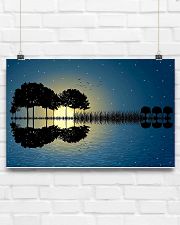Guitar Tree Abstract 17x11 Poster poster-landscape-17x11-lifestyle-17