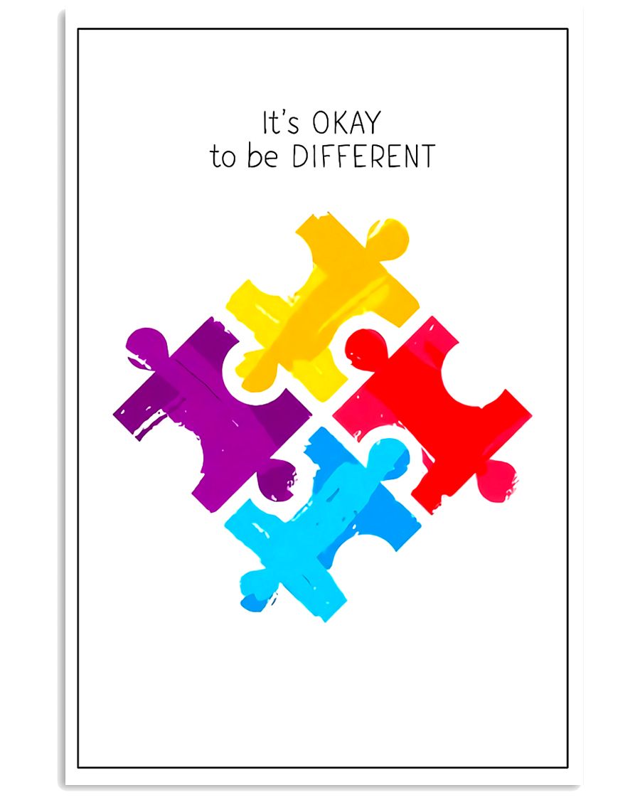 Autism Awareness It's Okay to Be different 11x17 Poster