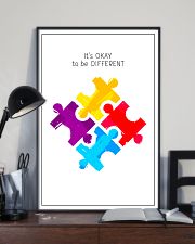 Autism Awareness It's Okay to Be different 11x17 Poster lifestyle-poster-2