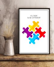 Autism Awareness It's Okay to Be different 11x17 Poster lifestyle-poster-3