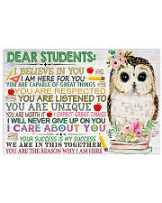 Teacher You Are The Reason Why I Am Here 17x11 Poster front