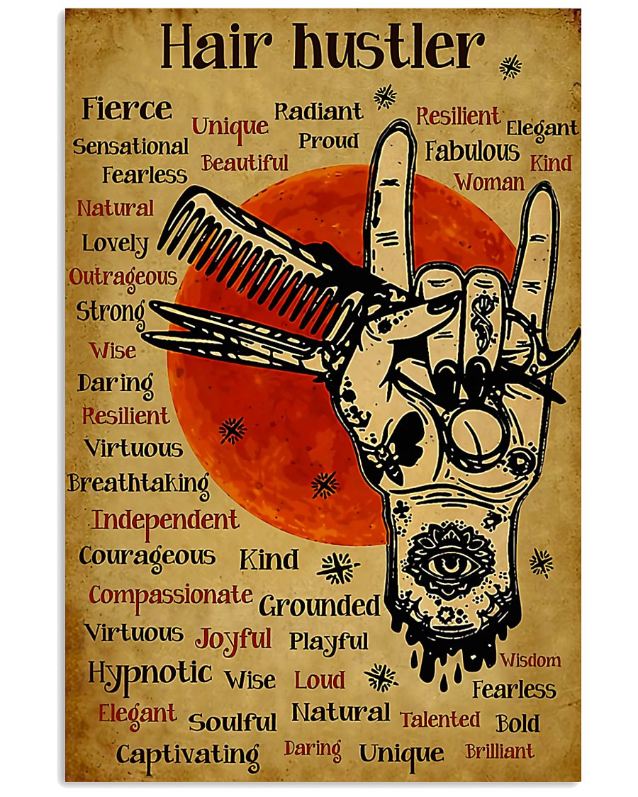 Hairdresser Hair Hustler 11x17 Poster