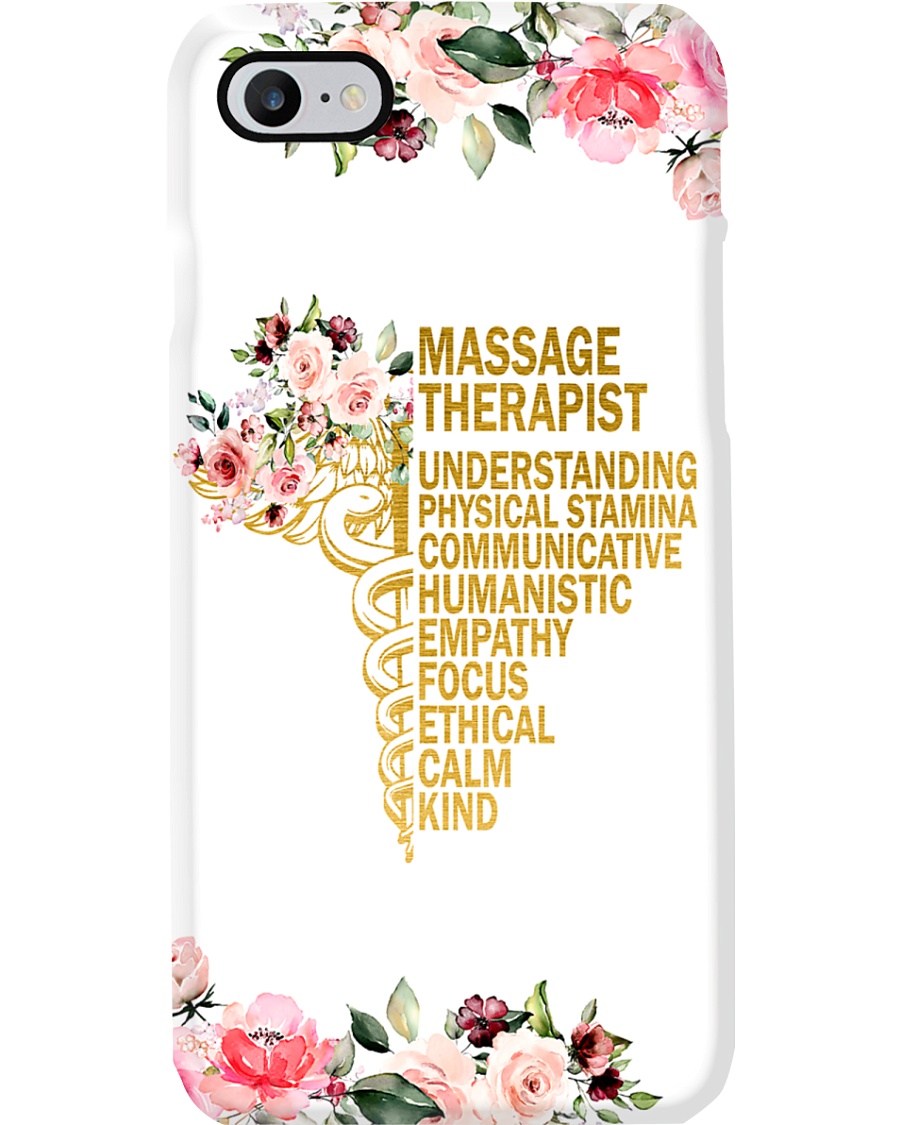 Massage Therapist Understanding Physical Stamina Phone Case