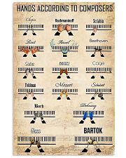 Piano Hands According To Composers 11x17 Poster front
