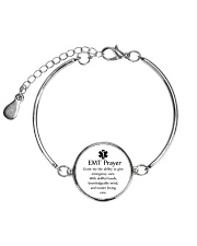 Paramedic EMT Prayer Metallic Circle Bracelet thumbnail