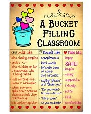 Teacher A Bucket Filling Classroom 11x17 Poster front
