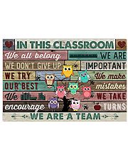 Teachers In This Classroom We Are A Team 17x11 Poster front