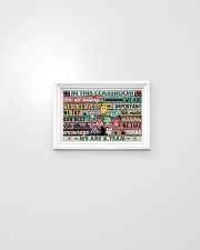 Teachers In This Classroom We Are A Team 17x11 Poster poster-landscape-17x11-lifestyle-02