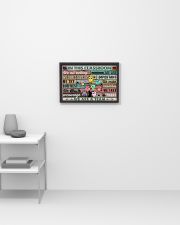 Teachers In This Classroom We Are A Team 17x11 Poster poster-landscape-17x11-lifestyle-04