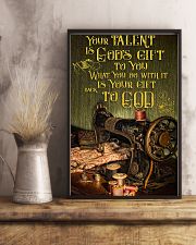 Sewing Your Talent Is God's Gift To You 11x17 Poster lifestyle-poster-3