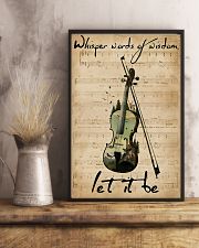 Violin Whisper Words Of Wisdom Let It Be 11x17 Poster lifestyle-poster-3