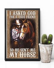 Horse Girl - I Asked God For A True Friend 11x17 Poster lifestyle-poster-8