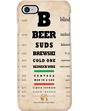 Optometrist Beer Chart Phone Case i-phone-7-case