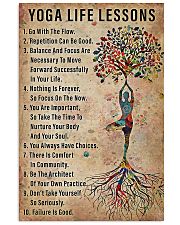Yoga life lessons 11x17 Poster front