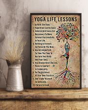 Yoga life lessons 11x17 Poster lifestyle-poster-3