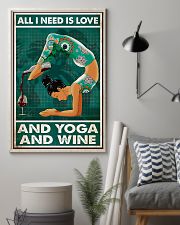 Yoga - All I Need Is Love And Yoga And Wine 11x17 Poster lifestyle-poster-1