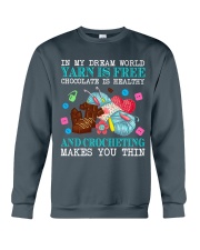 Crocheting Makes You Thin Crewneck Sweatshirt tile