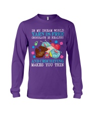 Crocheting Makes You Thin Long Sleeve Tee tile