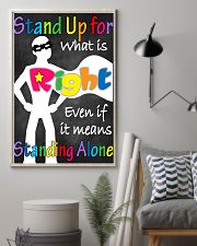 Social Workers Stand Up For What Is Right 11x17 Poster lifestyle-poster-1