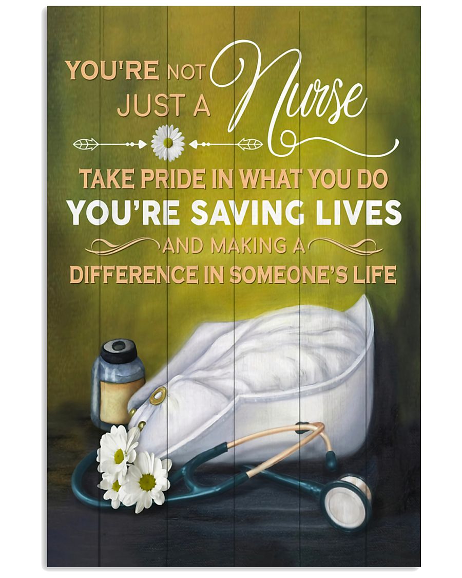 Nurse making a difference in someone's life Poster 11x17 Poster