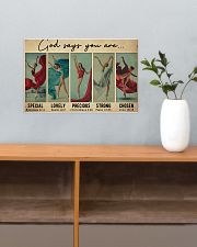 Ballet - God Says You Are Lovely 17x11 Poster poster-landscape-17x11-lifestyle-24
