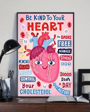 Be Kind To Your Heart Cardiologist 11x17 Poster lifestyle-poster-2
