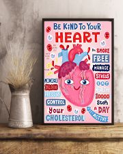 Be Kind To Your Heart Cardiologist 11x17 Poster lifestyle-poster-3